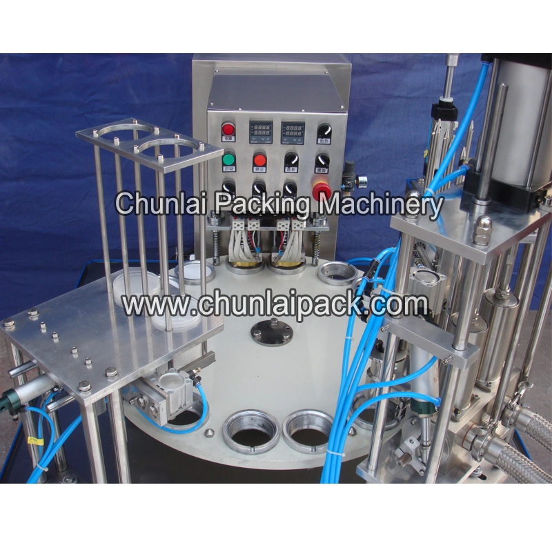 Automatic Cheese Cup Filling Sealing Machine PP Cup Milk Shake Packing Machine