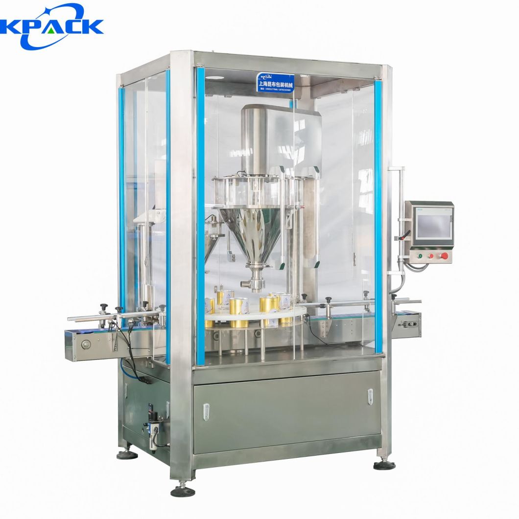 China Food Packaging Machine Manufacturer Wholesale Canning Infant Formula Milk Powder Powder Filling Packaging Machine