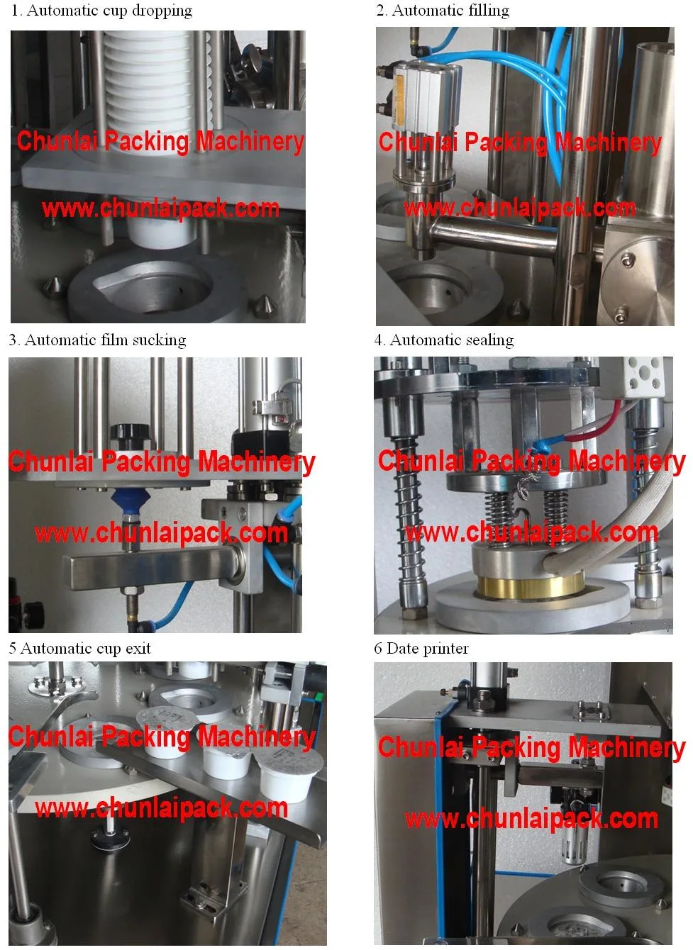 Automatic Cheese Cup Filling Sealing Machine PP Cup Milk Shake Packing Machine