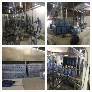 Fully Automatic Drinking Mineral Water Bottling Plant / Plastic Bottle Filling Machine