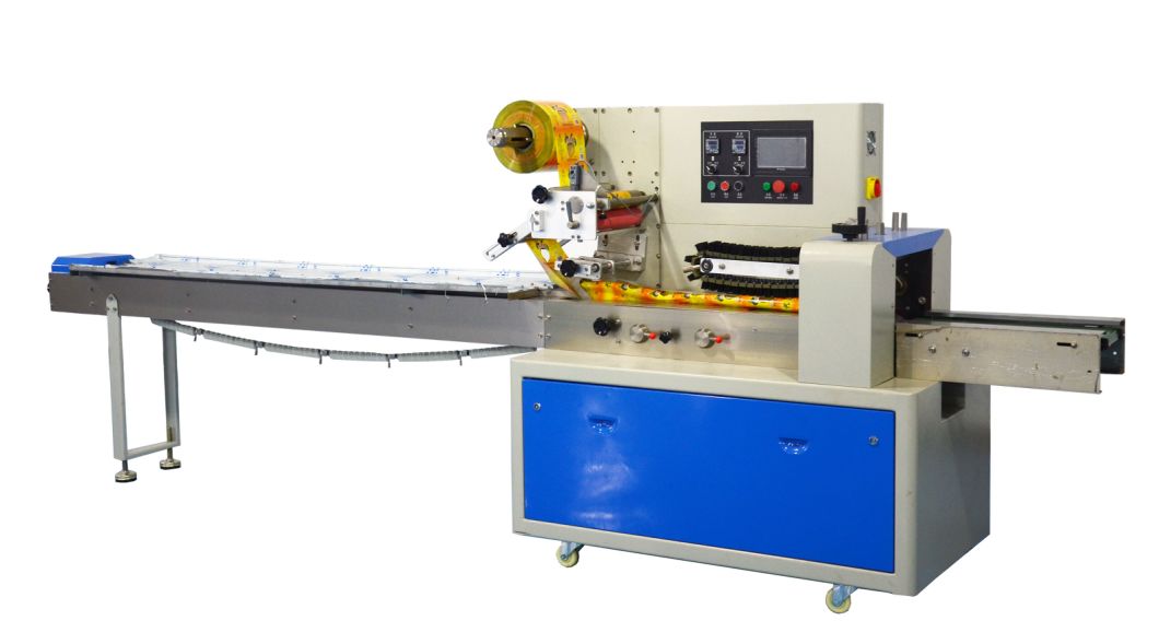 Pillow Type Horizontal Biscuit Packing Machine Pillow Packing Wrapping Machine