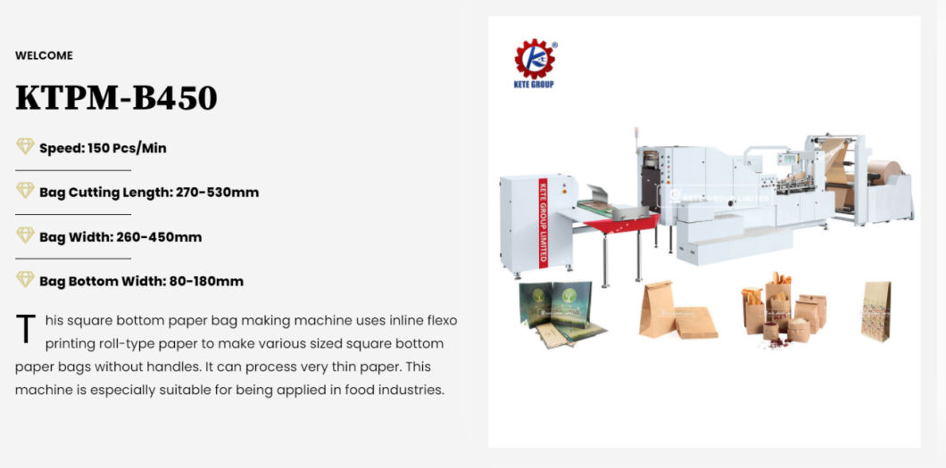 Fully Automatic Paper Carry Bag Making Machine Manufacturer Cost