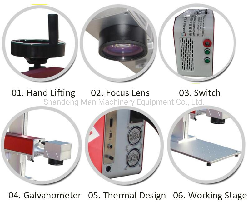 3W UV 3D Laser Marking Machine for Fine Material