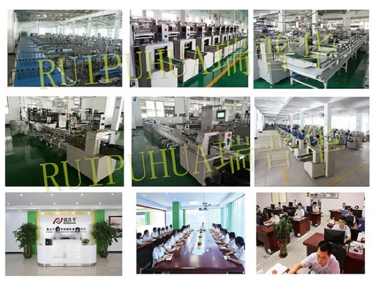 Four Lines High Speed Automatic Steamed Cake Packing Machine