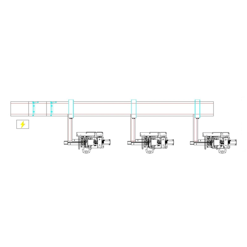 Heavy Duty High Speed Food Processing Packing Line Robotic Fully Automated Packaging Line