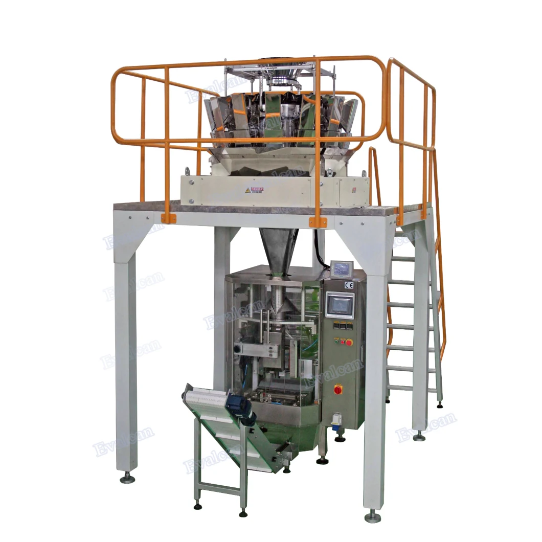 Automatic Vertical Cashew Packing Machine with Multihead Weigher