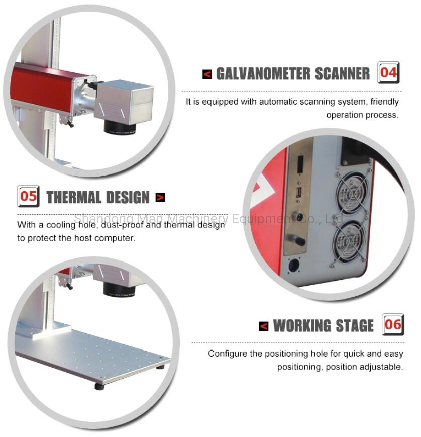 3W UV 3D Laser Marking Machine for Fine Material