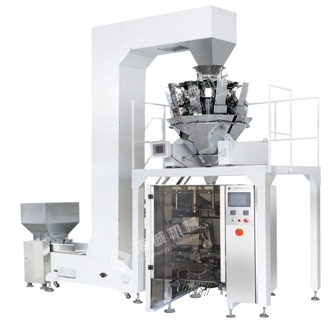 Food Packing Machine Biscuit Packing Machine Matching Multiheads Weigher 420c