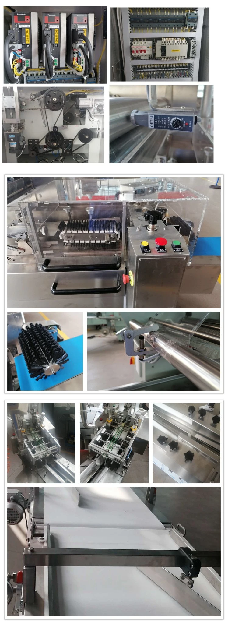 Automated Pouch Horizontal Pillow Packing Packaging Equipment for Wafer/Food/Candies/Chocolate Bars