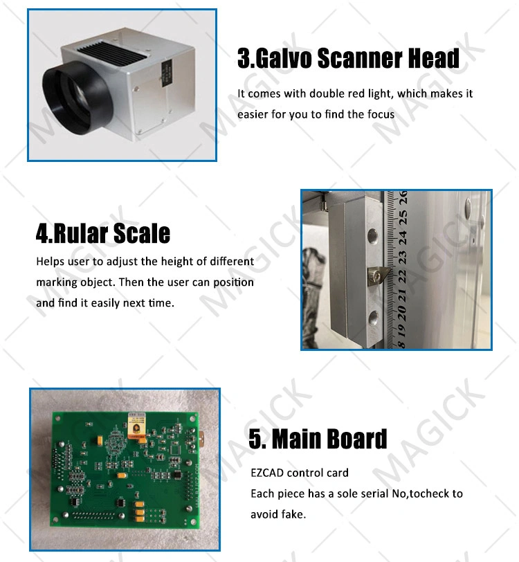 Factory Price Mopa Color Fiber Laser Marker Mopa 20W Fiber Laser