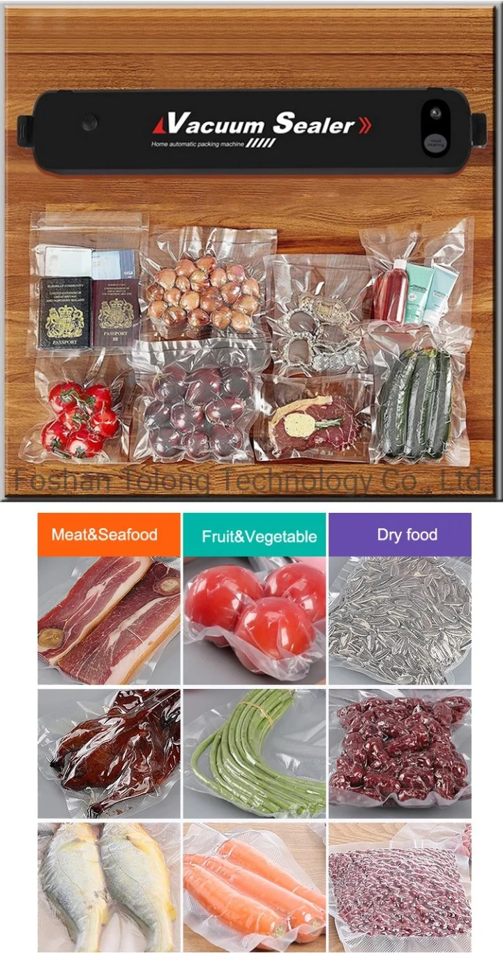 Small Household Vacuum Sealer Machine Food Meat Fruit and Vegetable Vacuum Packaging Machine