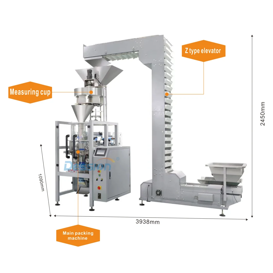 Customized Granule Packing Machine High Efficiency Automatic Pouch Packaging Machine