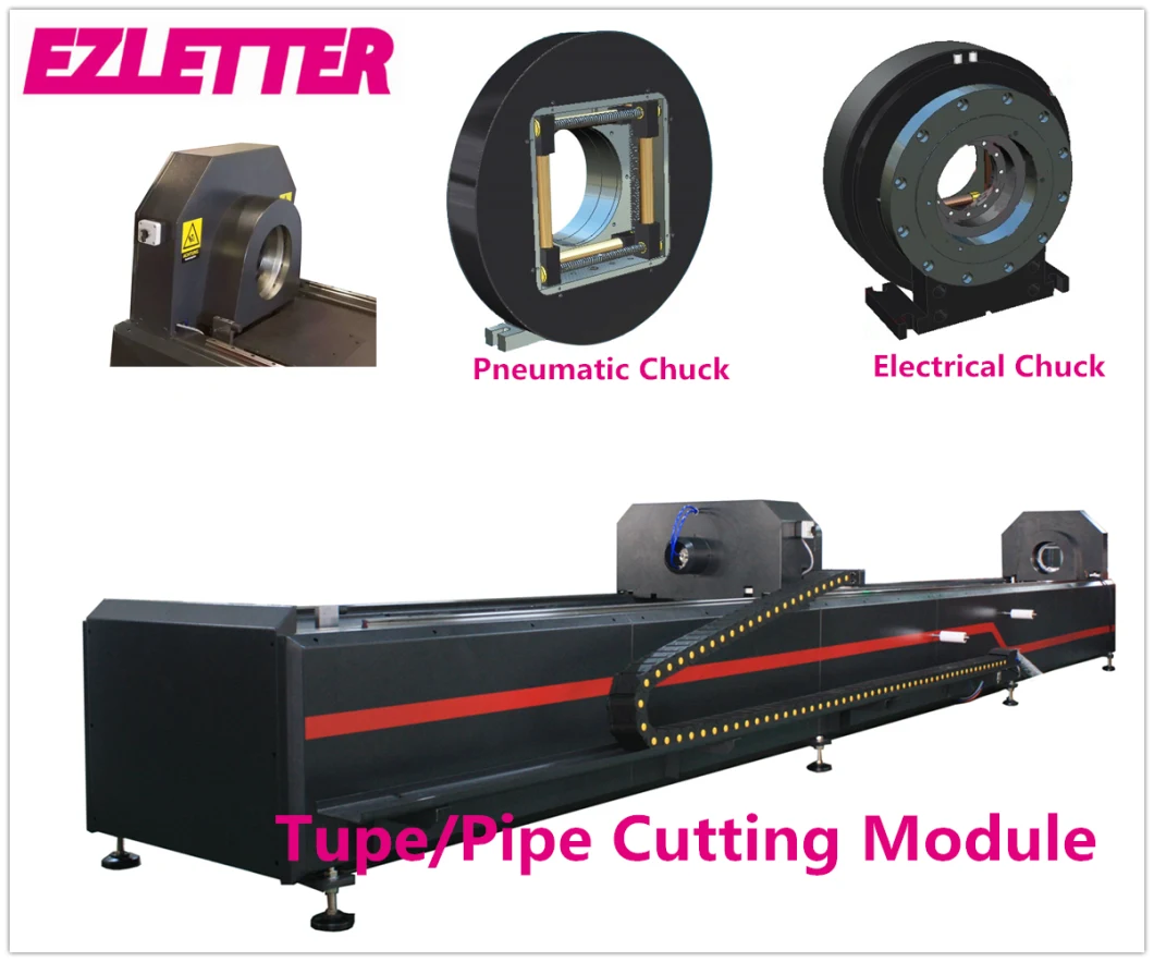 Pipe Tube 2000W Fiber Laser Cutting Machine for Square and Round Steel Tube Cutting Machine