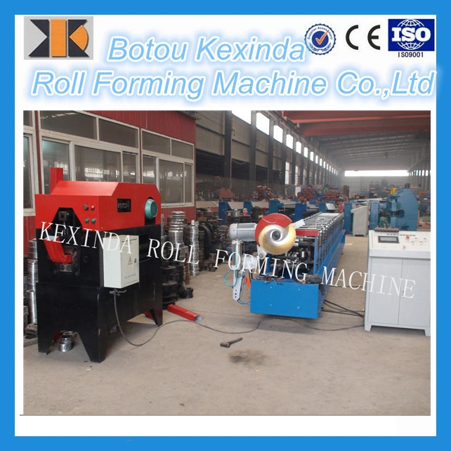 High Quality Galvanized Steel Downspout Roll Forming Machine, Round Downpipe Making Machine