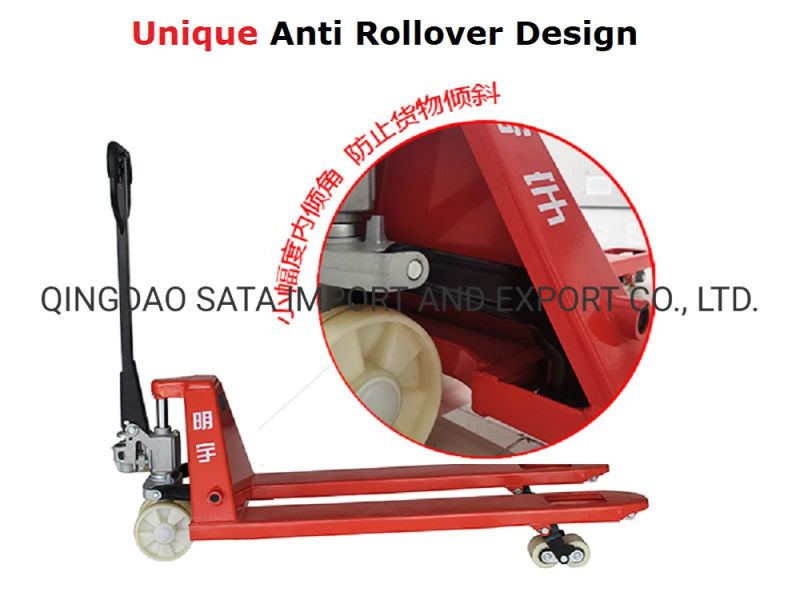 Hand Pallet Truck 2 Ton 3ton Manual Hand Forklift