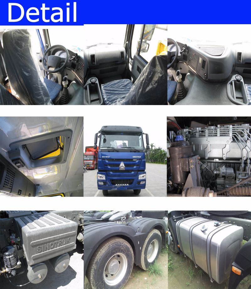 New and Used Second Hand Sinotruck HOWO 10 Wheeler Wheels 6X4 371 HP HOWO Used Tractor Truck Head