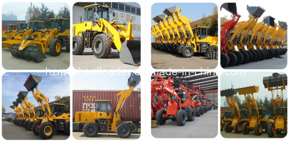 Wheel Loader Construction Wood Machine Front End Loader for Sale