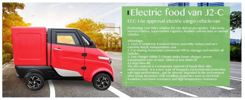 EEC L6e Certificate Mini Electric Trucks for Sale Europe