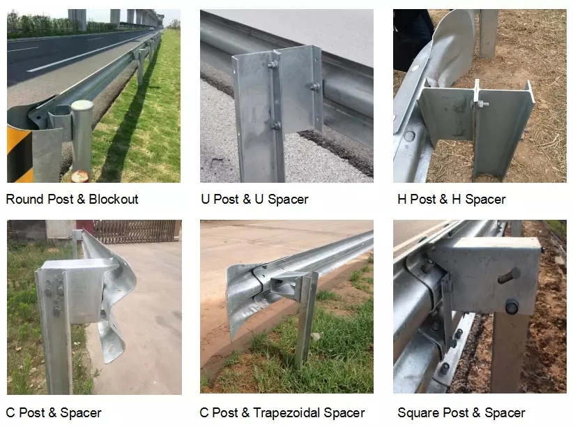 Aashto W Beam Guardrail Thrie-Beam Highway Guardrail Factory Price Metal Crash Barrier