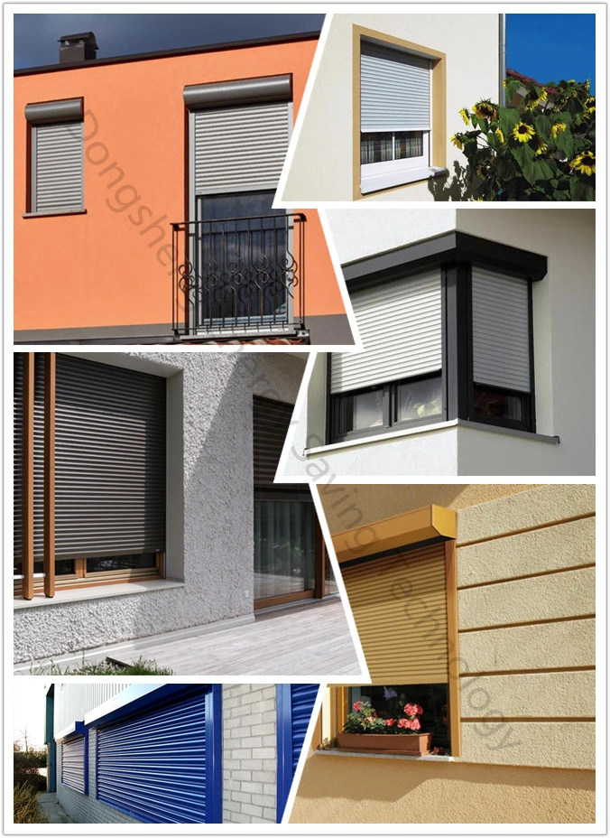 Aluminum Motor Roller Shutter Door Vertical Roller Shutter Window