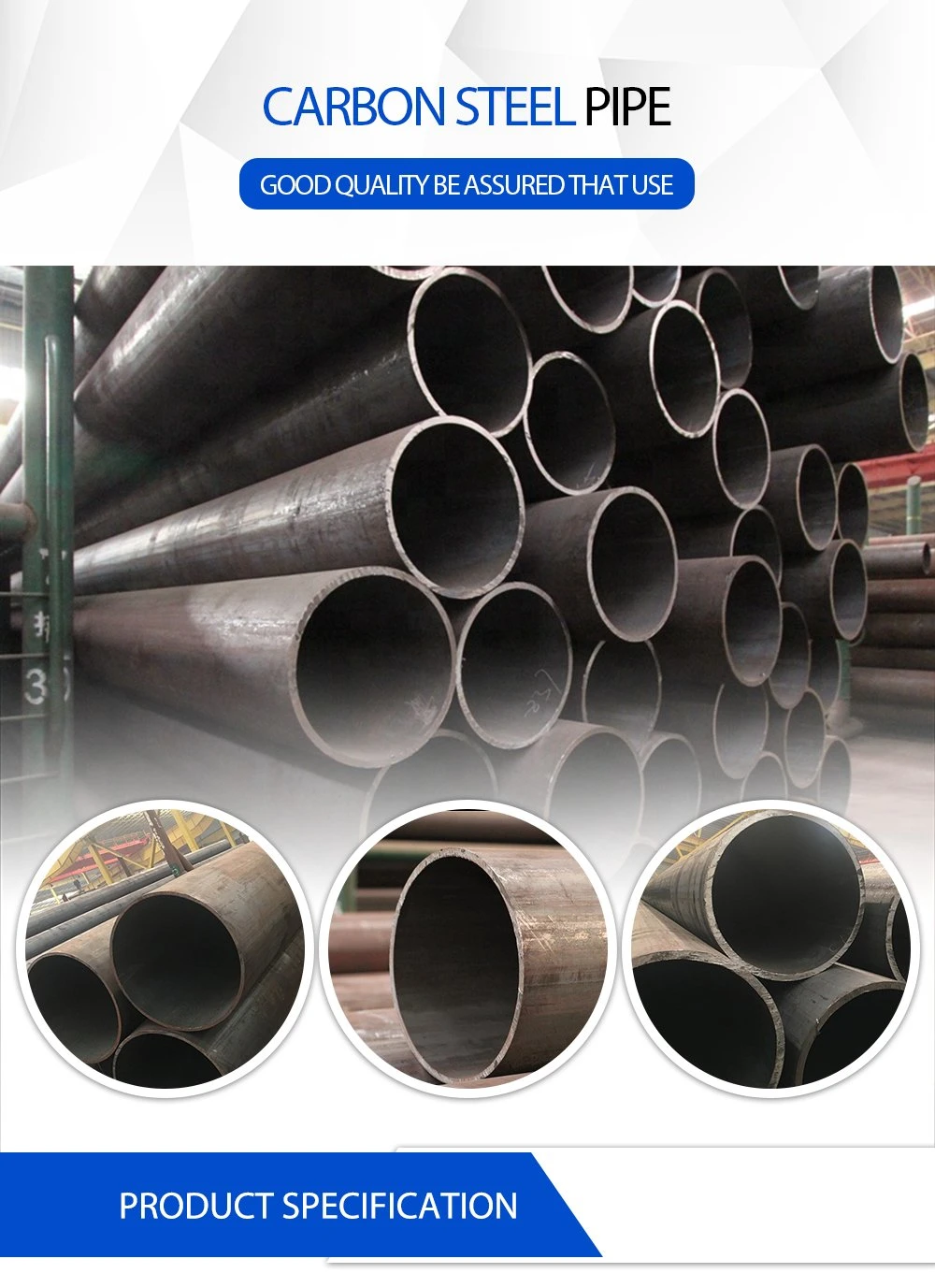 ERW Carton Steel Tube, Hot Sale /ASTM a 106 Cold-Rolled Precision Seamless Carbon Steel Tube