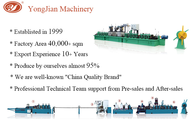 Yj-60 Handrail Pipe Roll Forming Machine Stainless Steel Tube Mill Pipe Making Machine