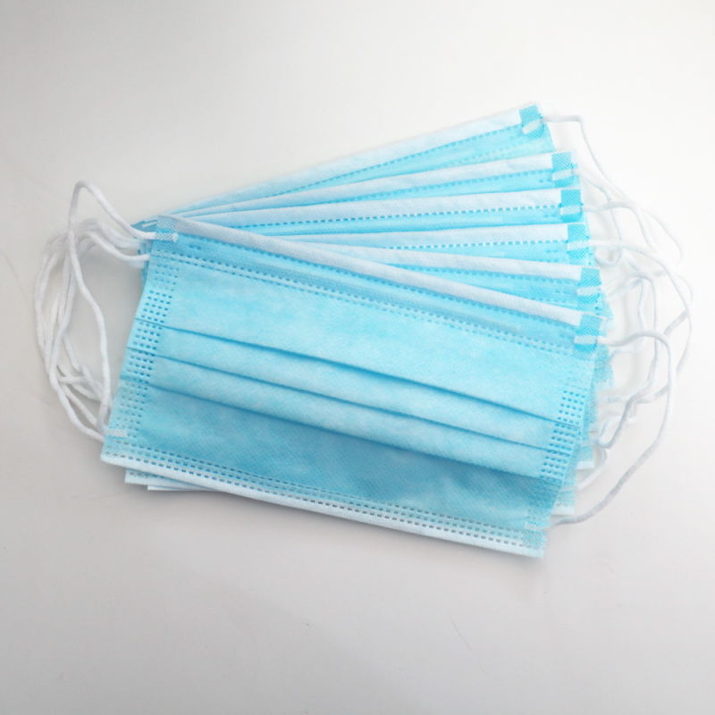 Disposable Face Mask Blue Filter Paper Protective Disposable Face Mask