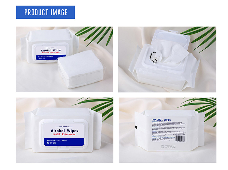 New Arrival 75% Alcohol Wipes Medical Hand Antibacterial Wet Wipes Disinfectant Wipes for Home Use
