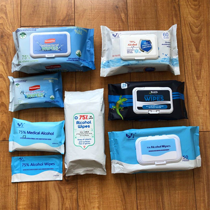 80PCS Alcohol Wipe Disinfectant Wipes Alcohol Sanitizer Wipes Cleaning Wipes