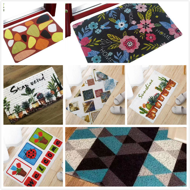 Custom Antibacterial Welcome Door Mats for Kitchen and Doormat