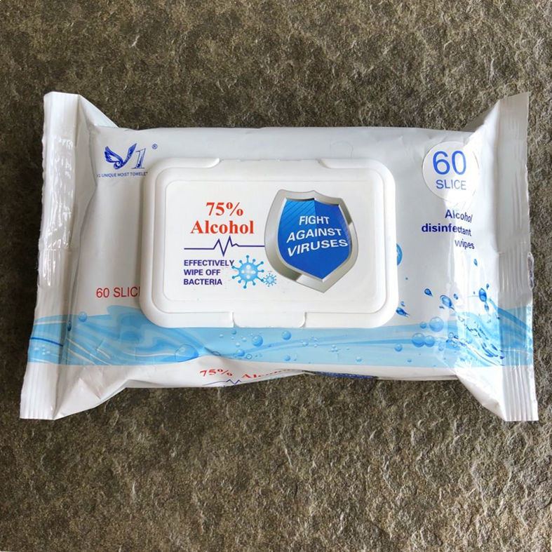 80PCS Disinfectant Wipes Alcohol Wipes Wet Wipes Medical Alcohol Wipes