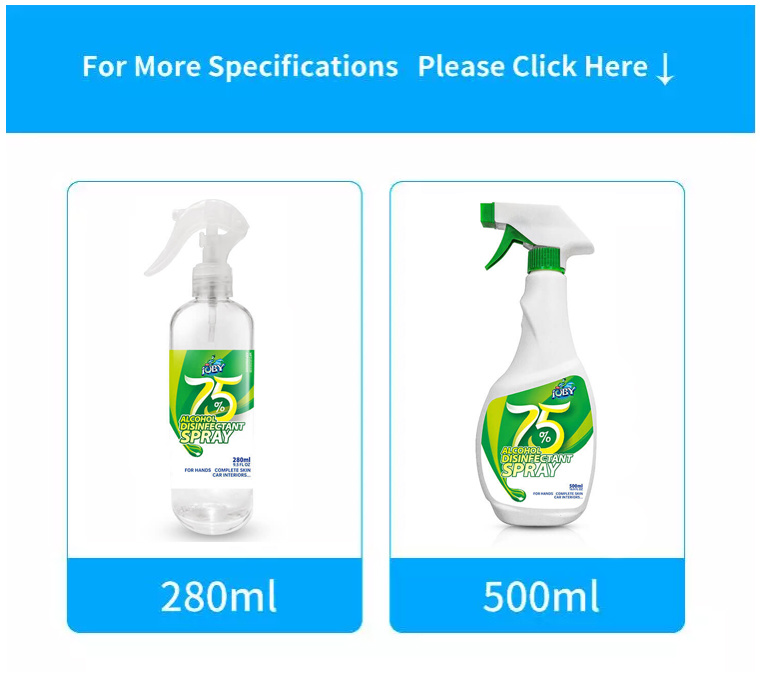 Alcohol Disinfectant Spray Home Disinfectant Alcohol Spray