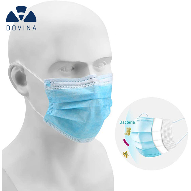 Disposable Face Mask Dust Disposable Face Mask Disposable Non Woven 3 Ply Disposable Face Mask