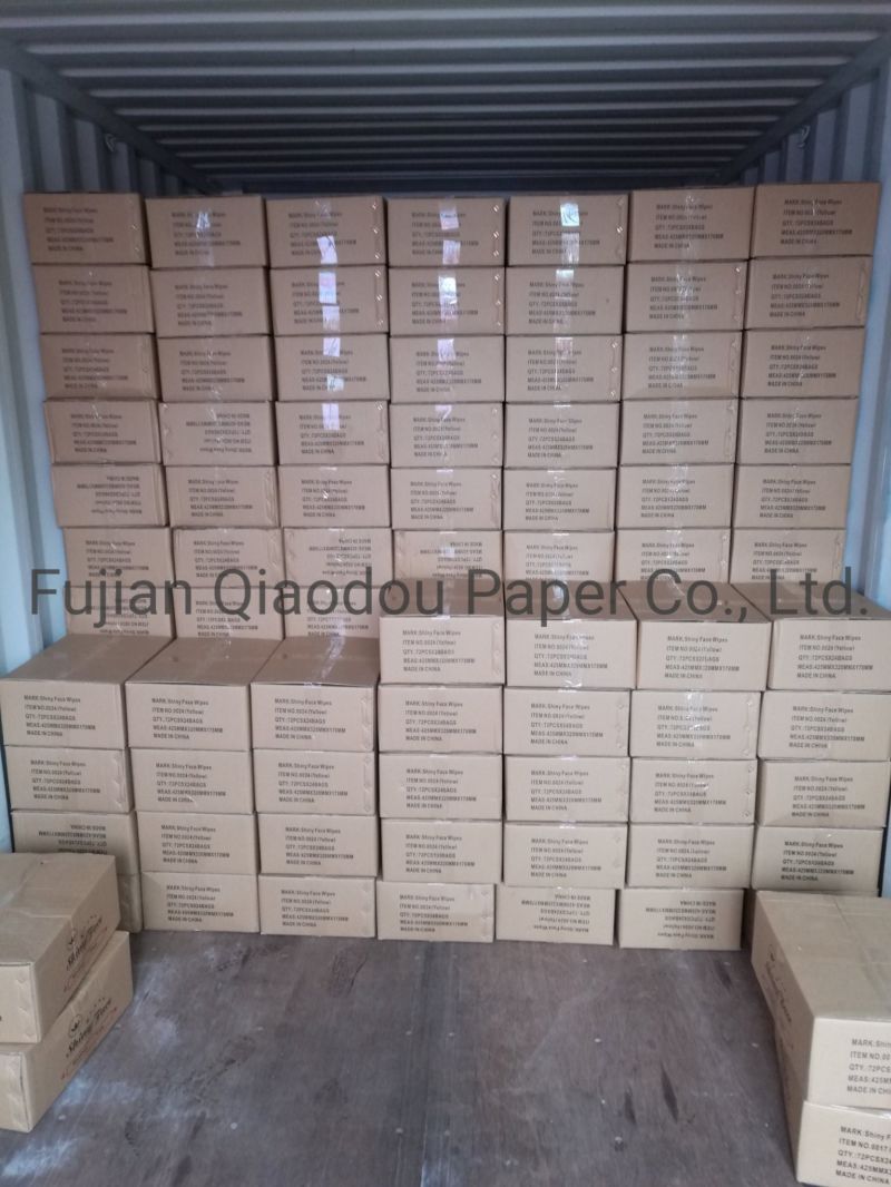 China Qiaodou Manufacturer 75% Alcohol Portable Cleaning Wet Wipes Disinfectant Wipes Antibacterial