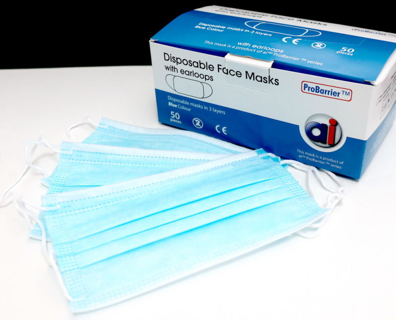 Disposable Face Mask Non Woven Disposable Mask Shanghai Ready to Ship