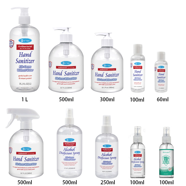 OEM Private Label Waterless Antibacterial Hand Sanitizer Cleaning Gel Disinfectant