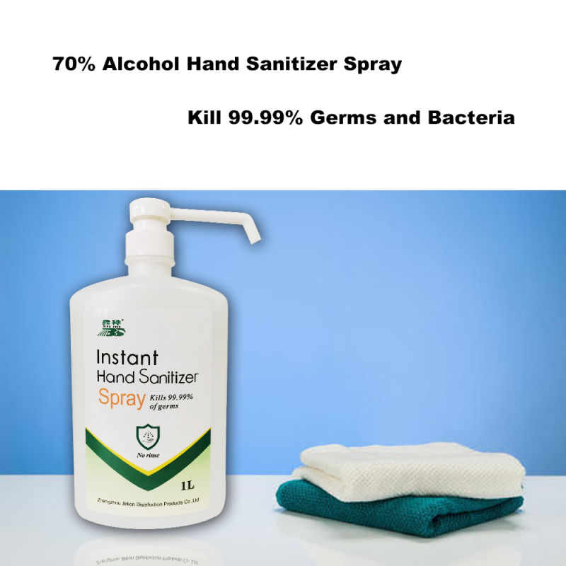 Portable Antibacterial Alcohol-Free Effective Waterless Disinfectant for Hand