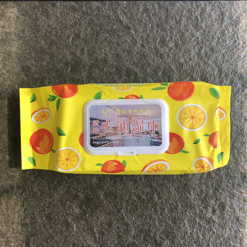 Citrus Oil Extract Kitchen Degreasing Wipes Kitchen Wipes Detergent Cloth