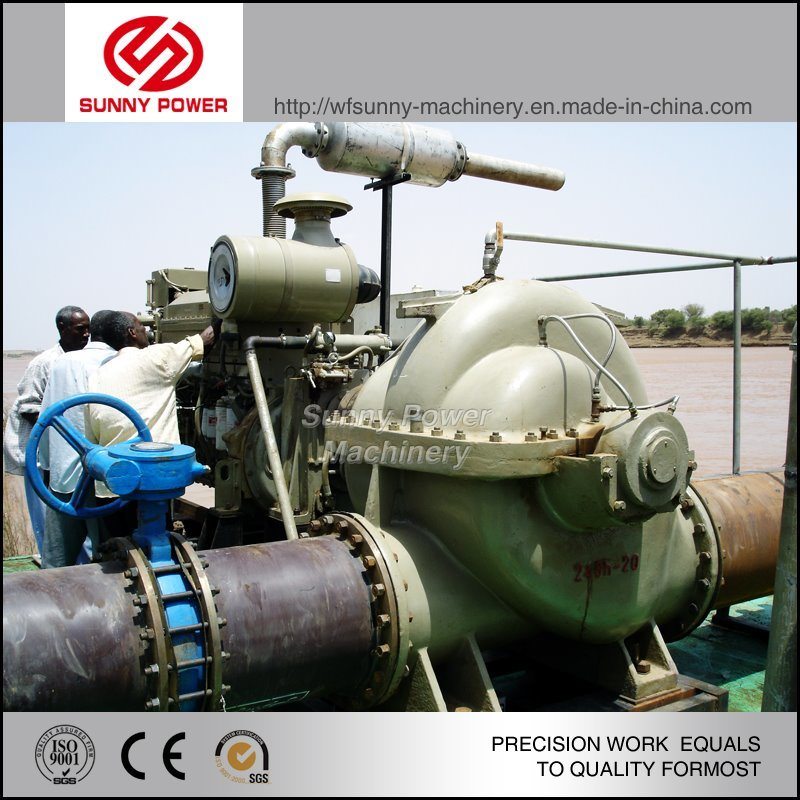 Submersible Long Shaft Diesel Vertical Turbine Water Pump for Deep Well