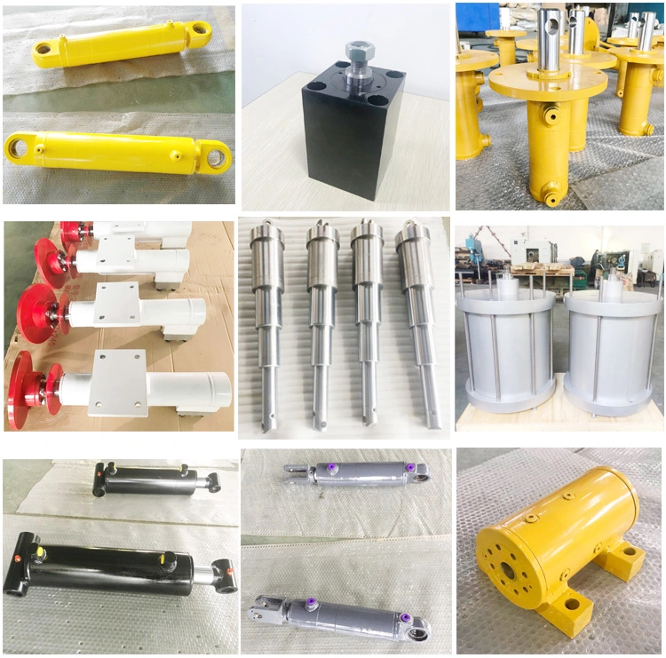 Custom Small Bore Hydraulic Cylinder Double Acting Portable Welded