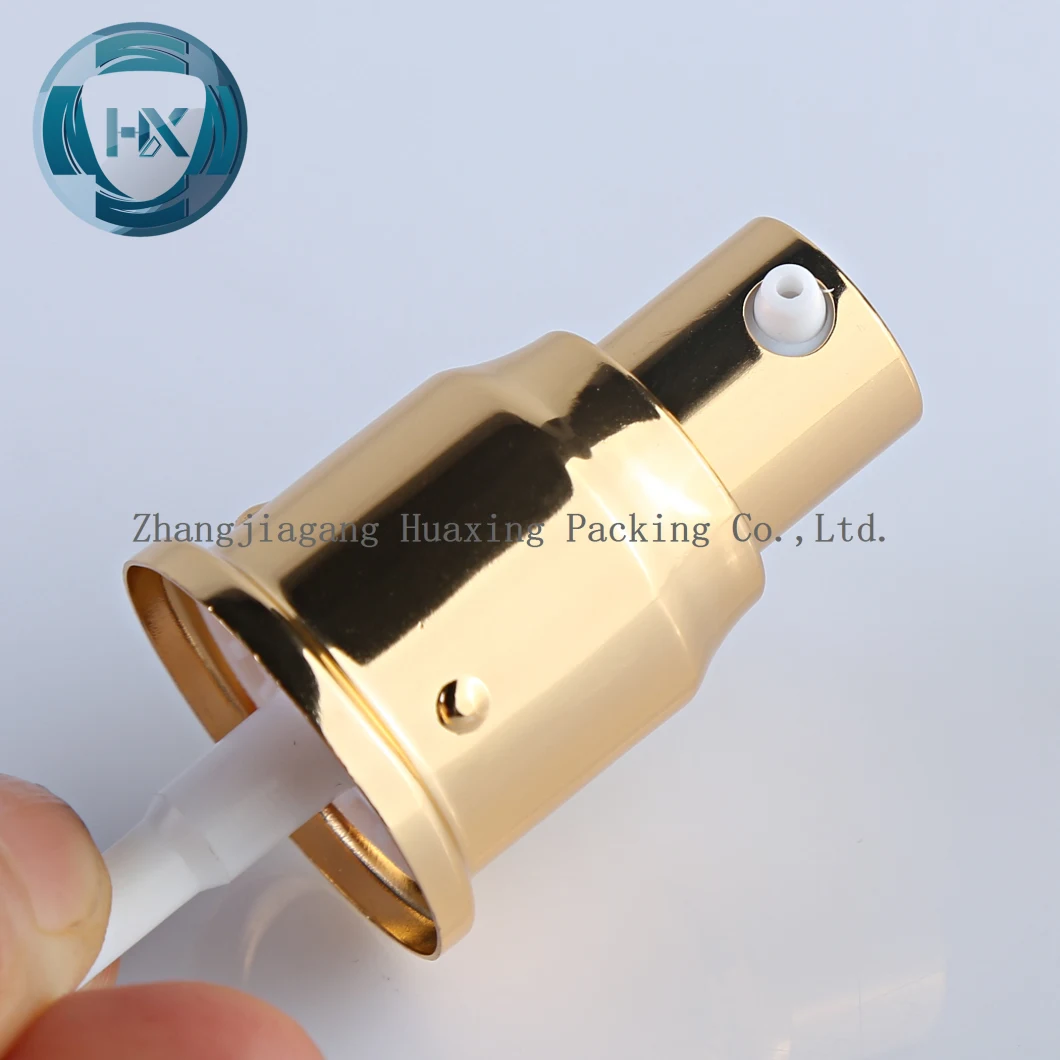 Aluminum Lotion Pump, Cream Pump, Perfume Pump, Screw Pump, Essential Oil Pump, Dispenser Pump for Glass Bottles