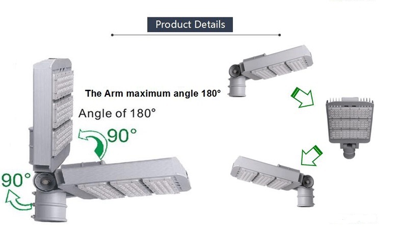 Aluminum Housing 60W 100W 150W LED Street Light with IP65