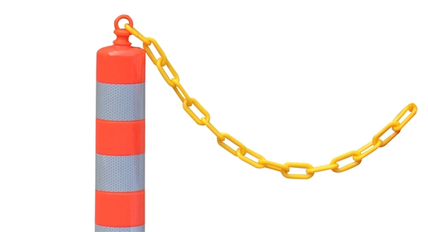 Orange 20cm Hole Inner Diameter Flexible Post Chain Adaptor