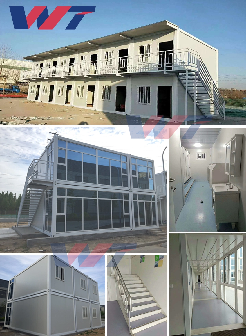 Hot Sale North America Duplex Loft Style Modular House Flat Pack Container Home Villa