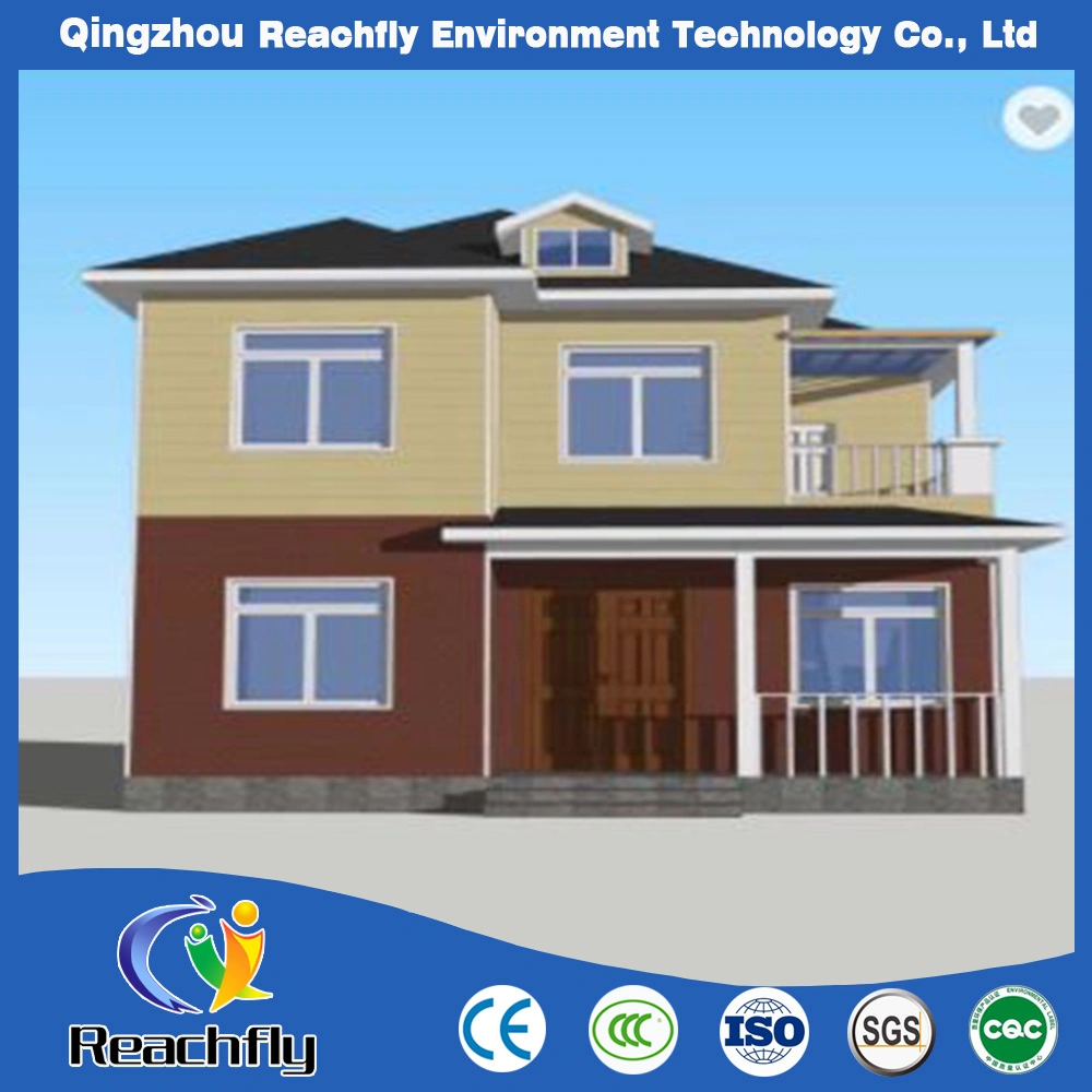 ISO Certificated Prefabricated Villa, Prefab House Construction