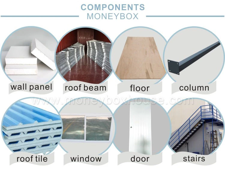 Fast Assembly Eco Friendly Slope Roof Modular Living Prefab Workers Quarters