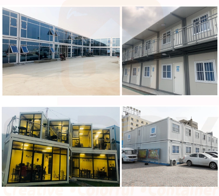 40FT Large Expandable Container 20FT Prefabricated Expandable Container Home 2 Bedroom Container House Expandable