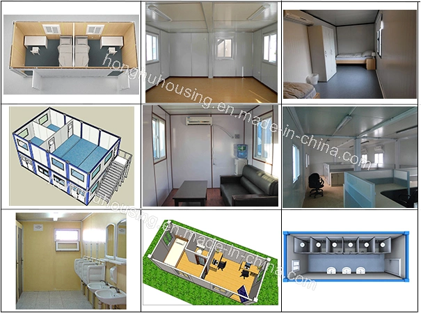 Dubai Prefabricated Mobile Modular Expandable Container Home/ Prefab Home Modern 20FT Wood Luxury Villa Container House