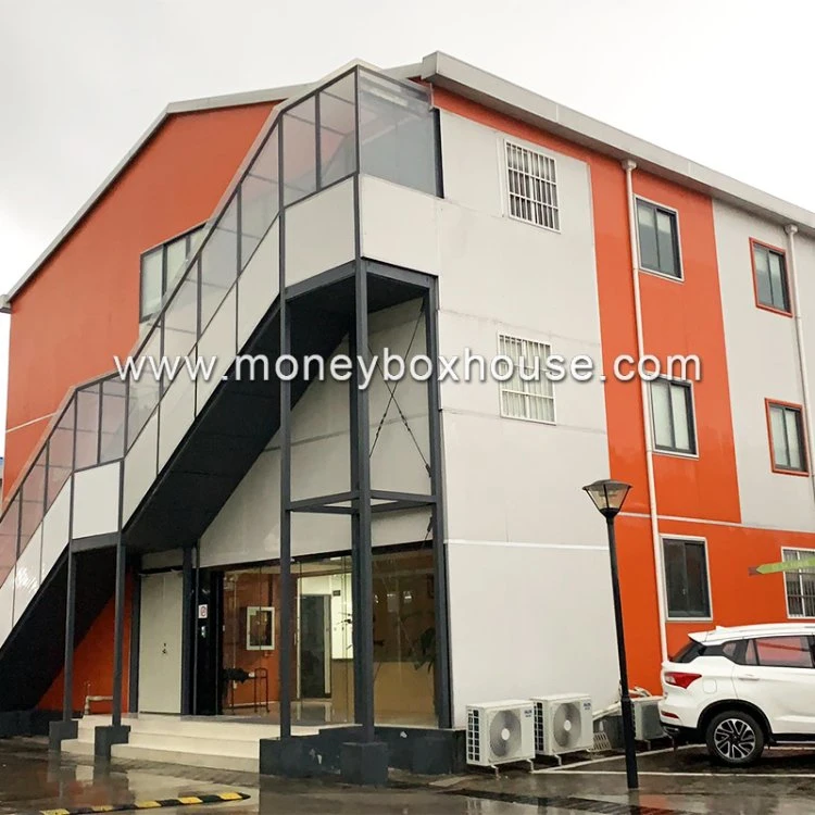 Fast Assembly Eco Friendly Slope Roof Modular Living Prefab Workers Quarters