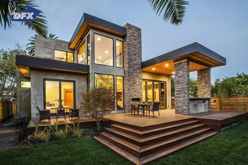 Luxury Prefab Modular Mobile Steel Building with Bathroom E-House Villa